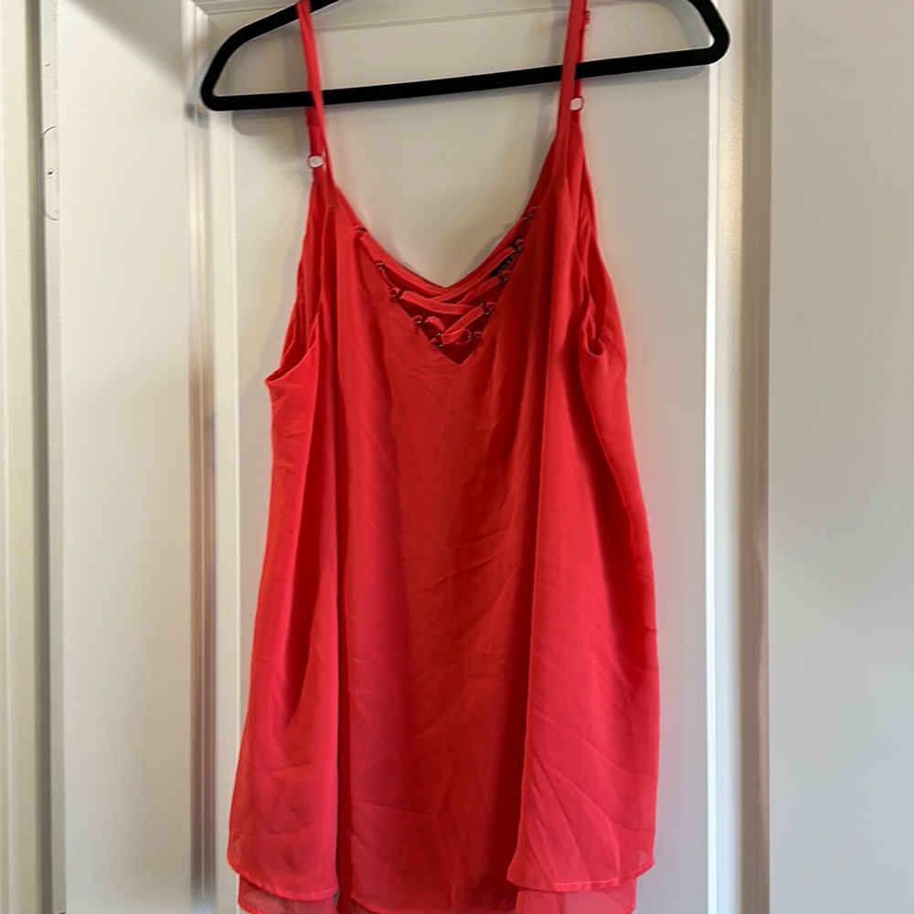 Lace up tank